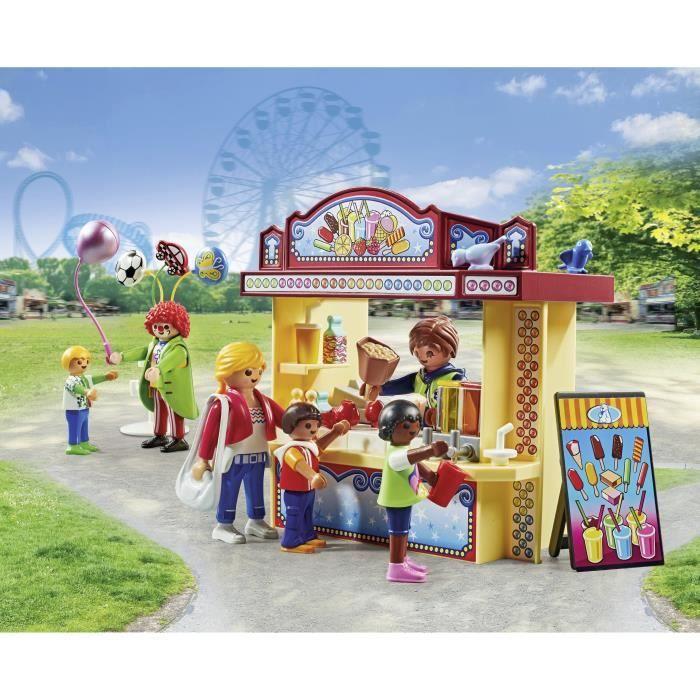 PLAYMOBIL 71452 Parc d'attraction, My Life, 135 pièces, Dès 4 ans