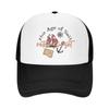 Cap For The Voyage Of Captain'S The Age Of Sail Printed Half Mesh Baseball Cap Outdoor Simple Fashion Sun Hat Lightweight