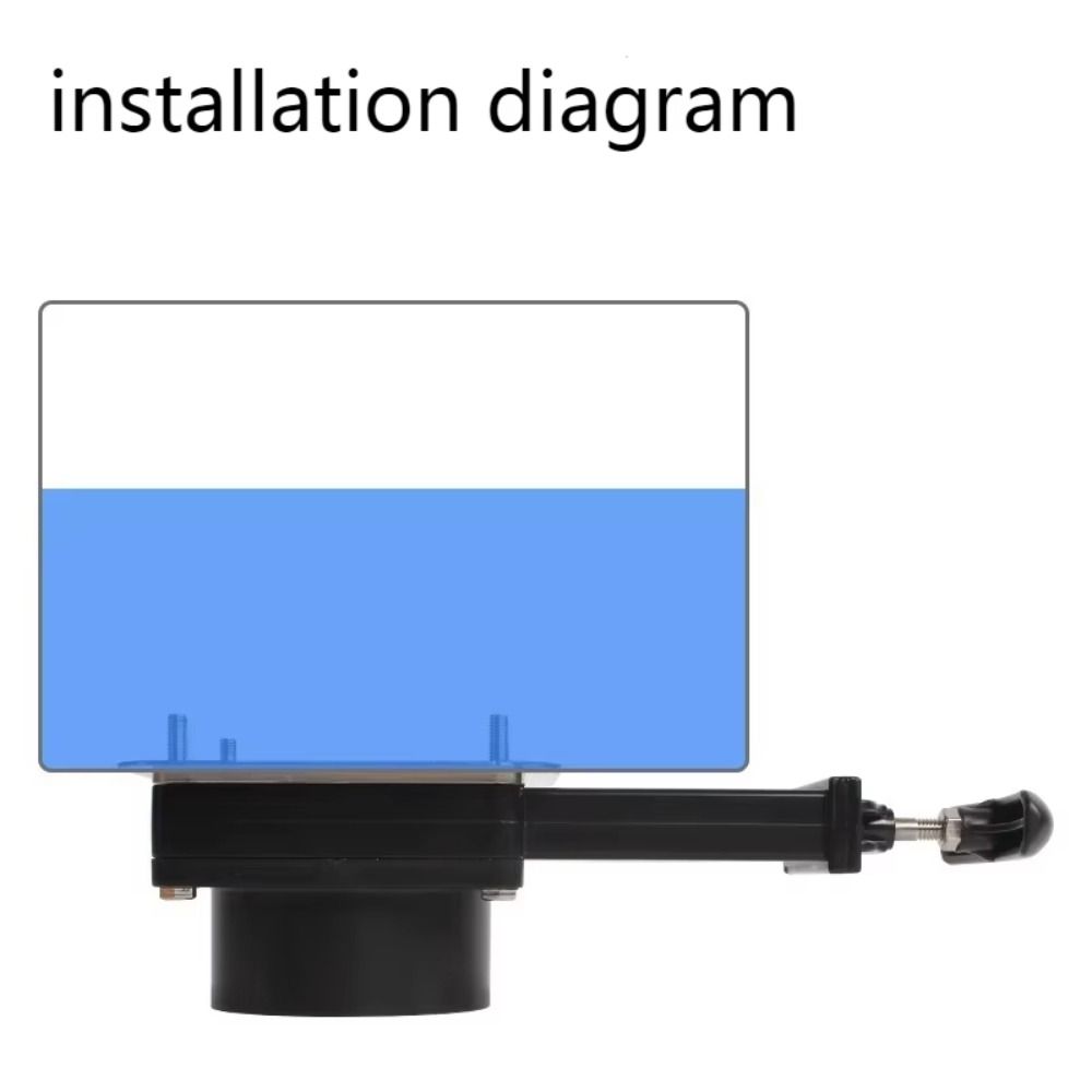 Plastic RV Sewage Collector Stainless Steel RV Modification Accessories  Gate Valve