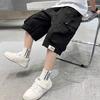 Black Boys' Pants Summer Children's Casual Loose Sports Versatile Pants Five Quarter Shorts