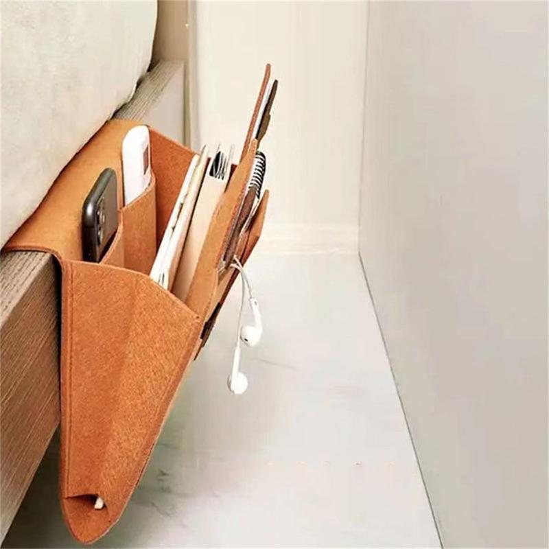 1Pc New Animal Bedside Hanging Organizer Storage Bag Felt Sofa Sorting Pocket Pouch