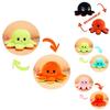 Adorable Double-sided Flip Reversible Octopus Plush Toy For Kids With Soft Texture