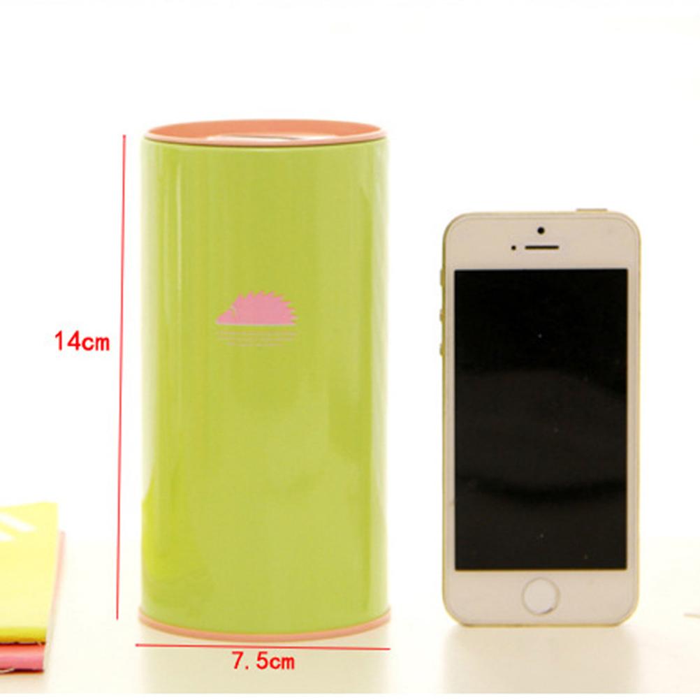 Metal Bank Piggy Bank Bank Saving Jar Tin Box Containers Candy Loose Tea Storage Organizer with Lids