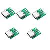 10/5 ks TYPE C USB 3.1 Type C Konektor 16 Pin Testovací PCB Deska Adaptér Zásuvka Pro Datový Kabel Vodič Kabelový Přenos