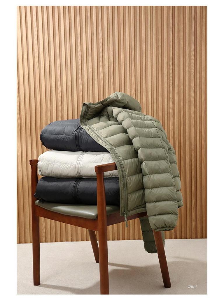 2025 Autumn/Winter Gold Label Men's Lightweight Tech P Hooded Jacket - Windproof, Water-Repellent, Warm Cotton