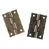 6pcs Antique Bronze Locking Hasps Cabinet Door Hinge For DIY Box Furniture Hinges With Screws Latch Hasp Zinc Alloy Hardware