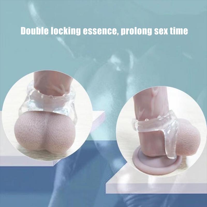 Cock Ring Penis Cock Ring On for Man Delay Ejaculation Sex Toys for Men Couple Expandable Dick Genital Rings Penis Ring Adults