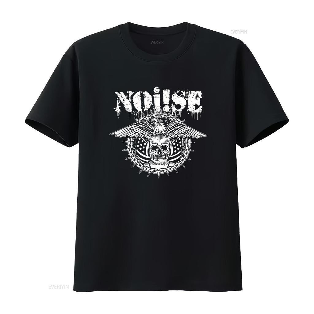Noise Eagle Skull T Shirt Next Level Apparel XL Skinhead Oi Punk Skins Style Bold Design for Edgy Fashion vintage Washed