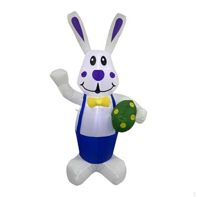 Opblaasbare Paashaas Buiten Decoratie Vakantie Kerstcadeau Ingebouwde LED Verlichting