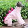 Dinosaurier Hundekleidung Herbst Winter Dicke Fleecekleidung Italienischer Kleiner Lingbit Vierbeiniger Hundekleidung Halloween Weihnachtsgeschenk
