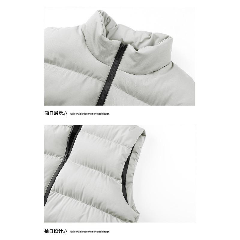 Men S Casual Loose Plus Size Padded Vest Winter Warm Sleeveless Jacket