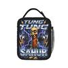 Tung Tung Sahur Calling Insulated Lunch Bags Thermal Bag Reusable,Meal Container Portable Tote Lunch Box Food Storage Bag