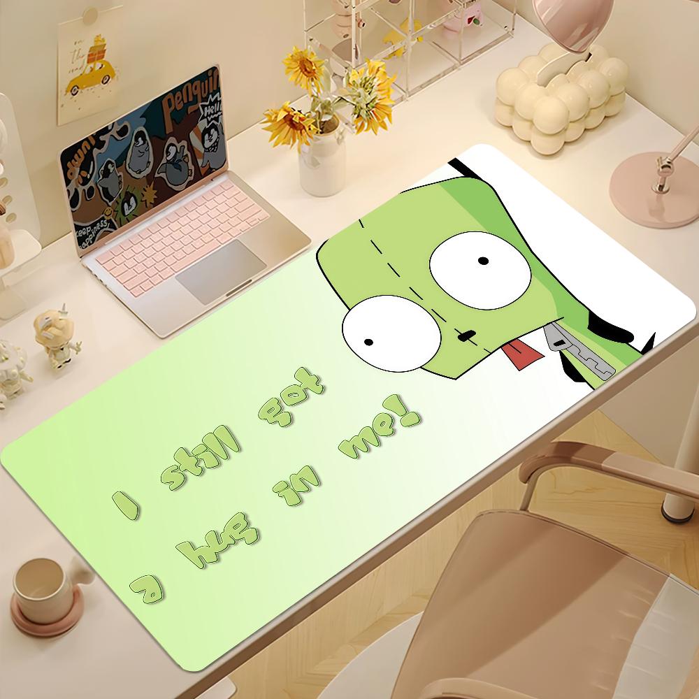 cartoon Invader zZim art Mouse Pad Nonslip Lockedge Thickened Desktop MousePad Large Comfort Gaming Office Student XL 400x800x2mm