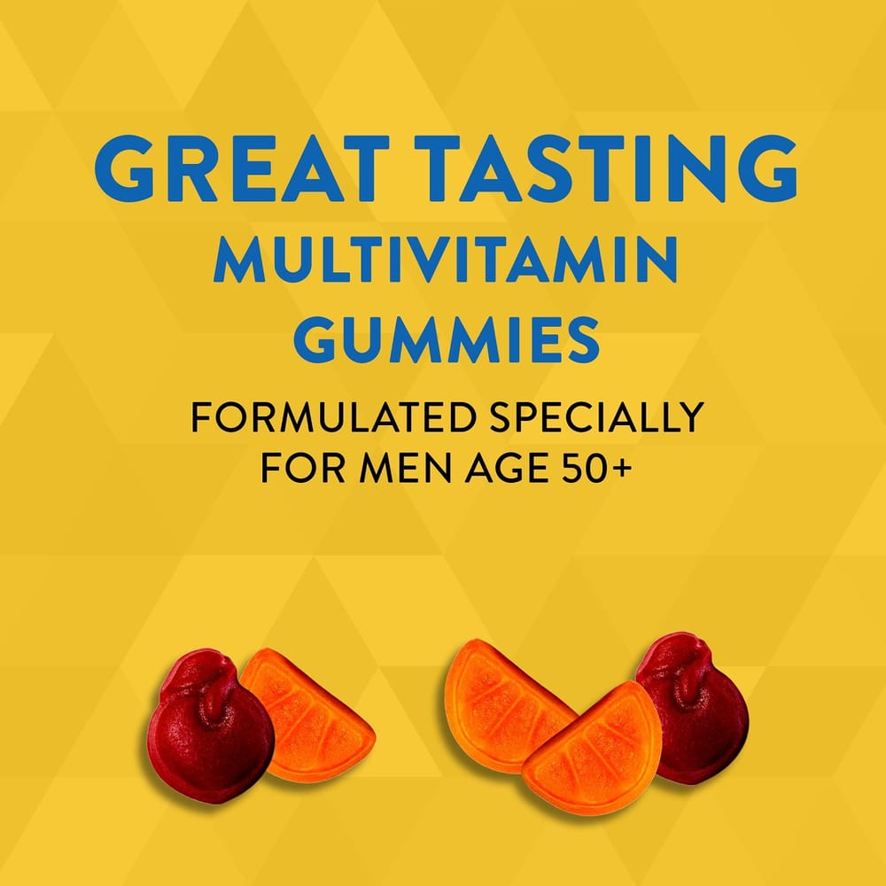 Nature's Way Alive! Men's 50+ Multivitamin Gummies, 150 Count