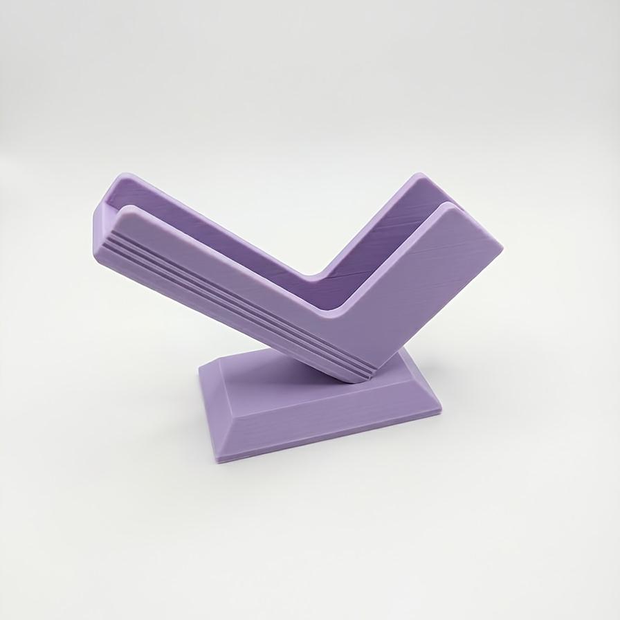 Suporte Moderno para Cartões de Visita Impresso em 3D, Organizador de Cartões de Mesa Conveniente para Organização de Mesa no Escritório e em Casa