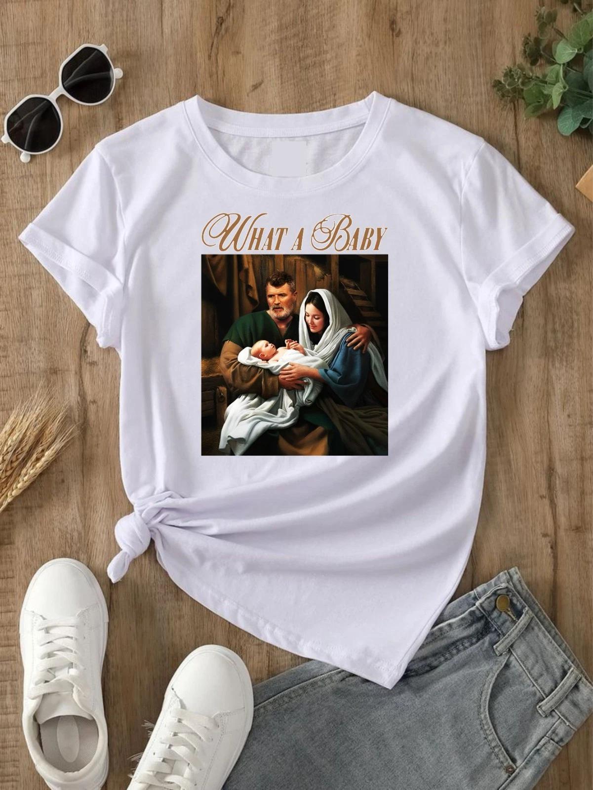 What A Baby Keane Funny Football Pundit T- Shirt, Irish Fan Gift Unisex Tee S