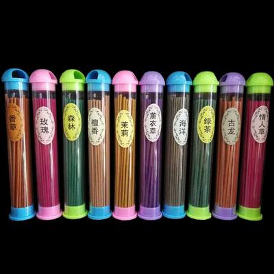 1Box über 50 Stück Mini-Räucherstäbchen mit einem kleinen Halter viele Düfte