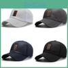 Black Korean Style Baseball Cap With Breathable Mesh For Summer Outdoor Activities