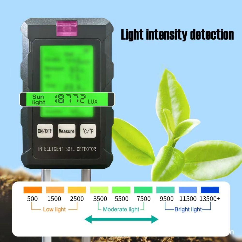 LCD Display Soil PH Tester Humidity Detection Soil Moisture Meter  Potted Plant Care