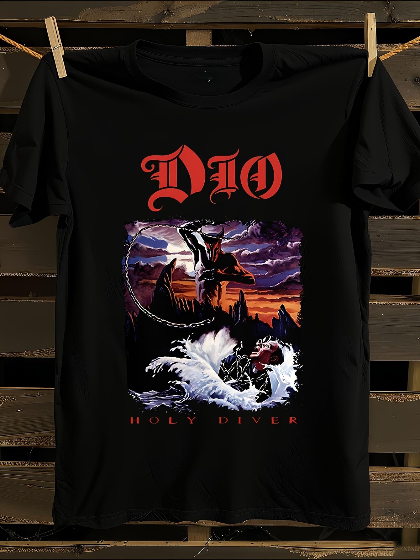 1pc Dio Holy Diver Album Art Tshirt L