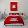 Set Biancheria da Letto Rossa Liverpool Football Club Set Biancheria da Letto (1 copripiumino, 2 federe, piumino non incluso)