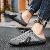 Herren Halbschuhe Mode Outdoor Freizeitschuhe für Herren Walking Flats Weiche Sohle Unterstützung Slipper Mesh Atmungsaktiv Slip-On Loafer