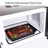 10 Sets Black Disposable Lunch Boxes with Lids Microwave Food Storage Containers Kitchen Refrigerators Household Tools