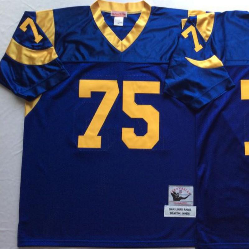 Los Angeles Rams NFL Retro Jersey Men Women Sportswear Football Uniform Fan Apparel Cotton Blend