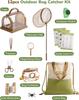 Robud Upgraded Kids Explorer Kit with Costume Kit Green Outdoor Exploration Set for Camping Montessroi Toy for Kids WRP30