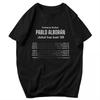 Camiseta Masculina Rapper Pablo Alboran Turnê Global 20262027 Camisetas Gráficas Únicas Y2K Tops Unissex Camisetas