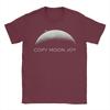 Unisex TShirts Copy Moon Joy Artemis II Space Funny Pure Cotton Tee Shirt Short Sleeve T Shirts Crewneck Tops Plus Size
