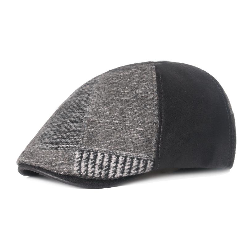 Cowboystoff Andetungehatt Herre Retro Fremoverlue Englandstil Beret Herre- og damehatt