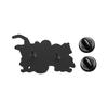 Christmas Horror Enamel Pins Custom Skeleton In The Bathtub Brooches Lapel Badges Clothes Punk Gothic Jewelry Gift for Friends