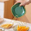 PET Fruit Tray New with Storage Rack Transparent Candy Tray Round and Smooth Multifunctional Dried Fruit Plate Home