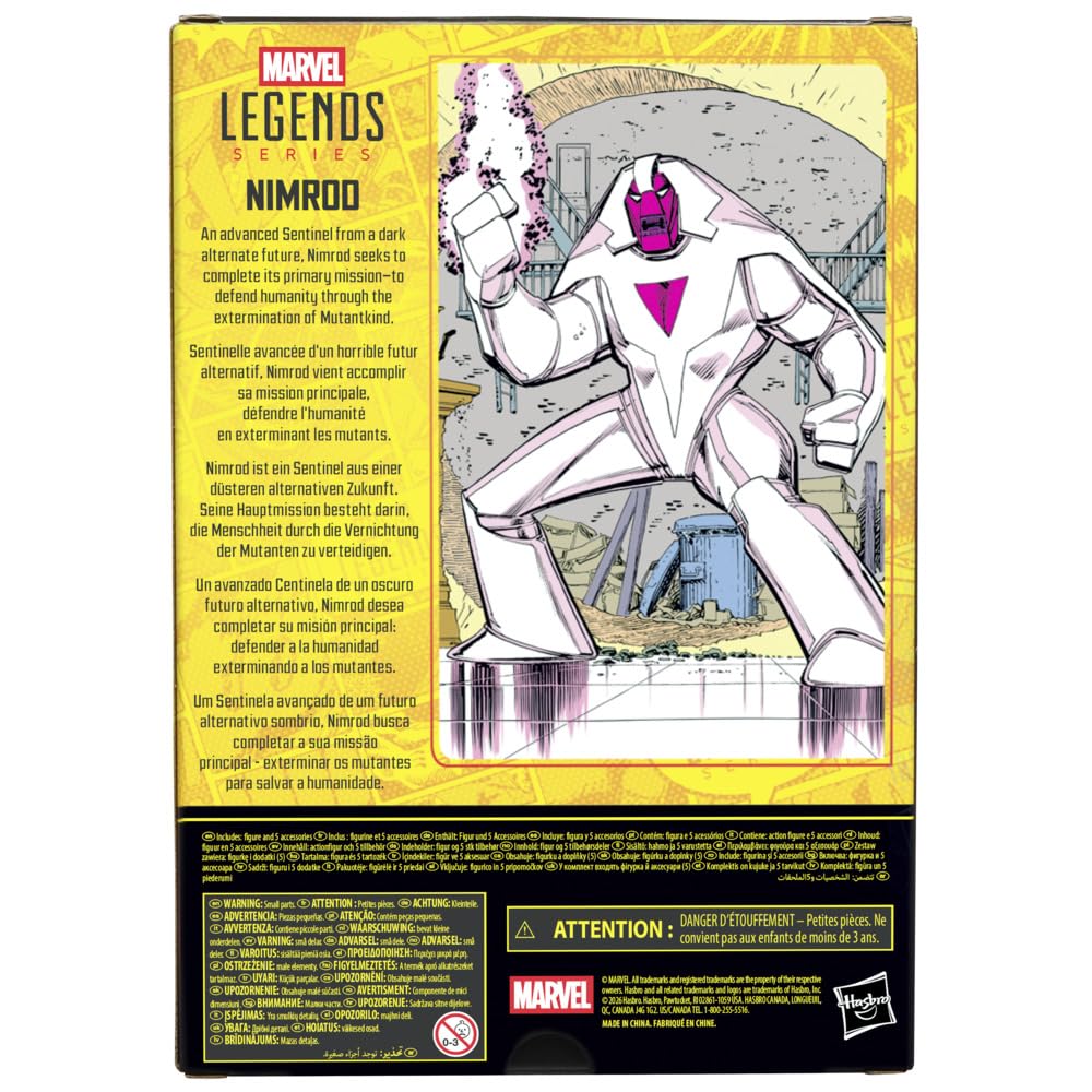 Hasbro Marvel Legends Series Nimrod Comics Sentinel Action Figure G2080 Authentic X-Men 6-Inch