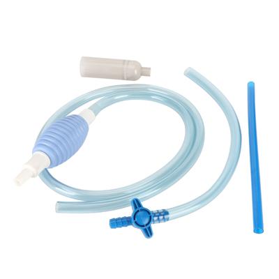 Ruční čistič vody v akváriu, měnič vody, sifon na akvárium, vakuový čistič štěrku s výstupním ventilem