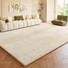Cream Style Carpets for Living Room Thick Plush Lounge Floor Mat Fluffy Soft Cloakroom Rug Large Area Bedroom Decor Line Carpet