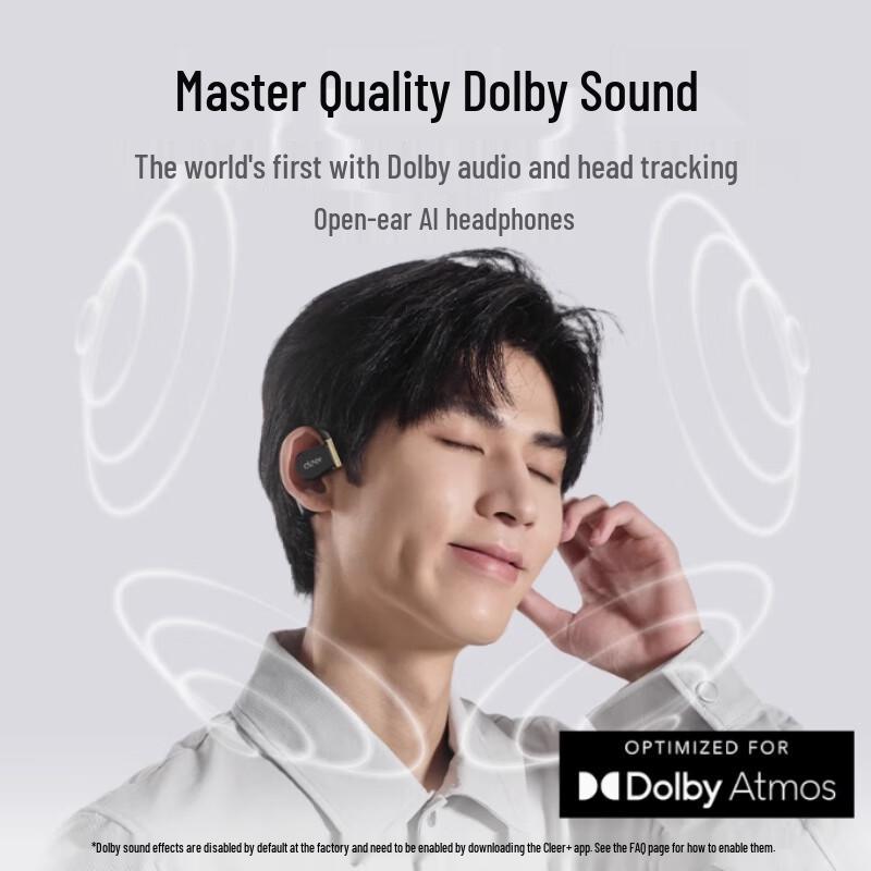Cleer ARC3 Open-Ear Wireless AI Sport Earbuds with Dolby Audio