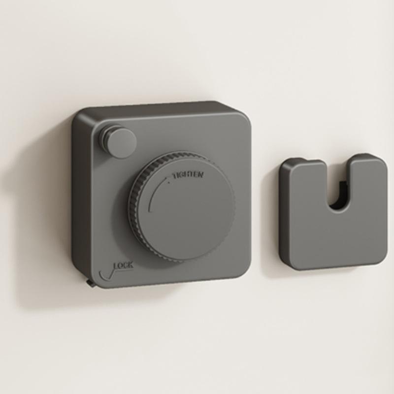 Retractable Clothesline Indoor Invisible Retracting Clothes Drying Laundry Line Wall Mounted Non-Sagging Clothes Hanger Line