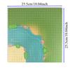 1pc 32x32 Traditional Blocks Parts Base Plate Construction Bricks Jungle Forest Ocean Base Board Accessories Christmas Gift Idea Playthings ideal for