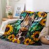 Starry Sky Giraffe Print Flannel Blanket, High Quality Comfortable for All Seasons, Home Decor, Warmth and Comfort, Perfect for Christmas Gifts