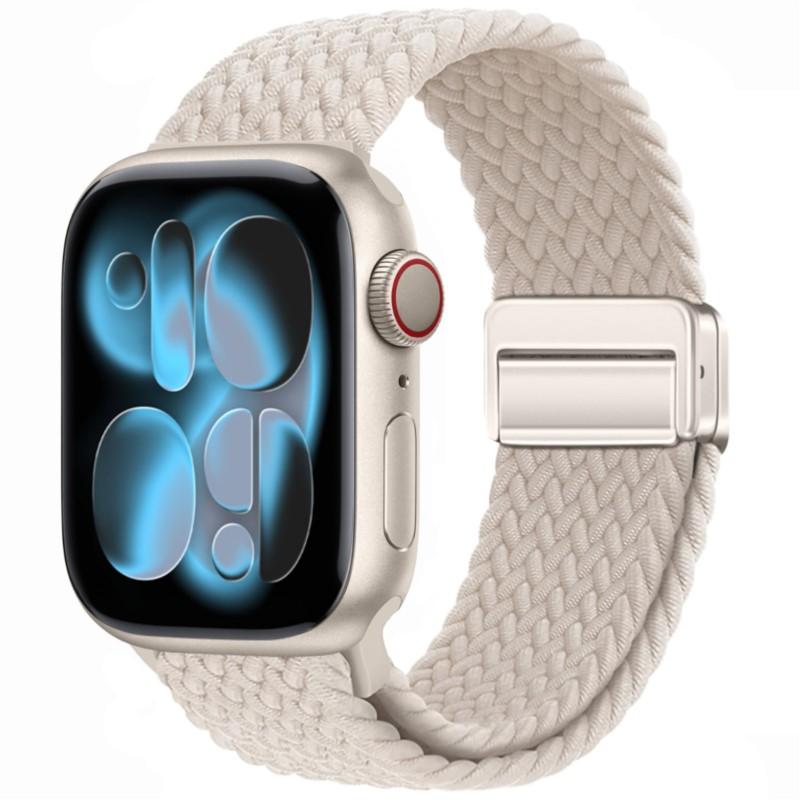 Case+Braided Strap For Apple Watch Bands 40mm 45mm 41mm 44mm 46mm 42mm magnetic correa Bracelet iWatch series se 3 6 7 8 9 10 11