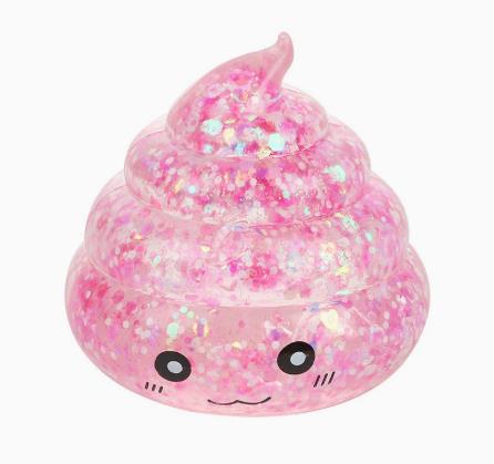 Toys Toys Novelty Squishy Maltose Poop Stress Squishies Glitter Funny Stretch Squeeze Fidget for Adults Fool's Day Prank Gift