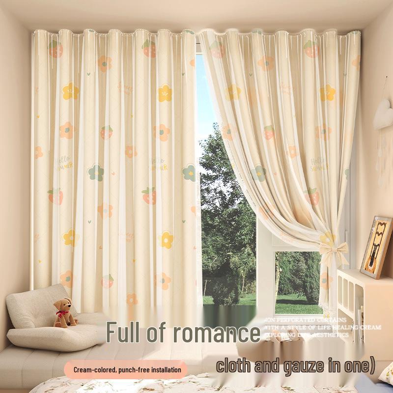 Self-Adhesive Blackout Velcro Curtains for Small Windows - No-Drill Installation, Ideal for Rentals