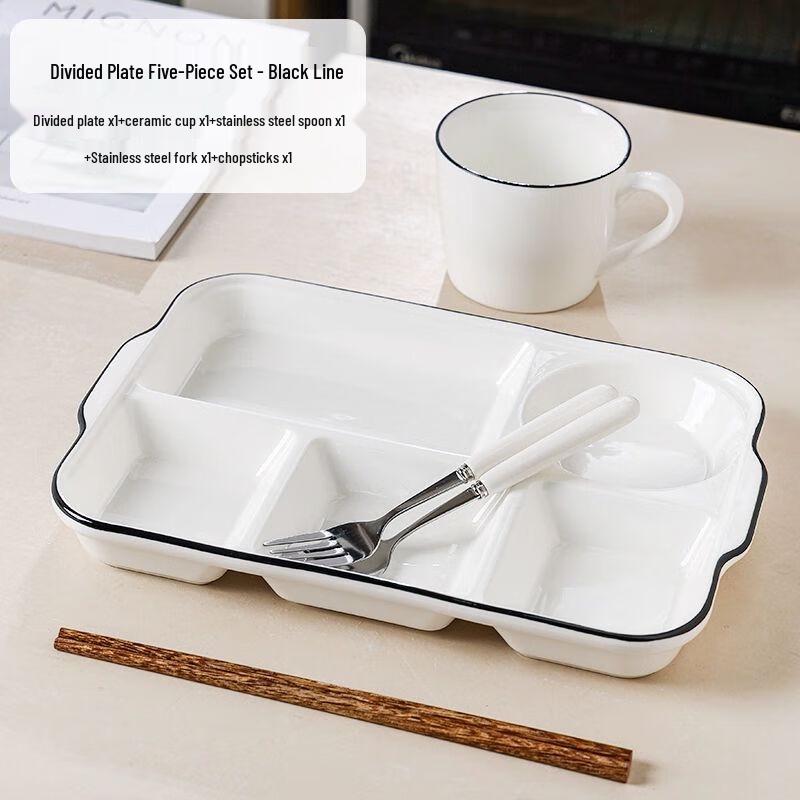 Ceramic Divided Meal Plate