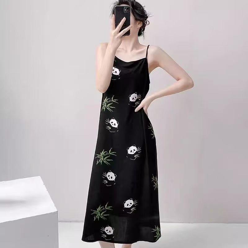 Summer Nightgown: Long, Loose, Breathable, Casual Camisole Dress