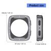 Watch Cover Full Coverage Shell for Active 2 Square/2s Scratchproof Metal Bumper Frame Case Housing Easy Installation