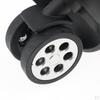 1 Pair Luggage Suitcase Replacement Porous Wheels For Travel Bag A85 Black