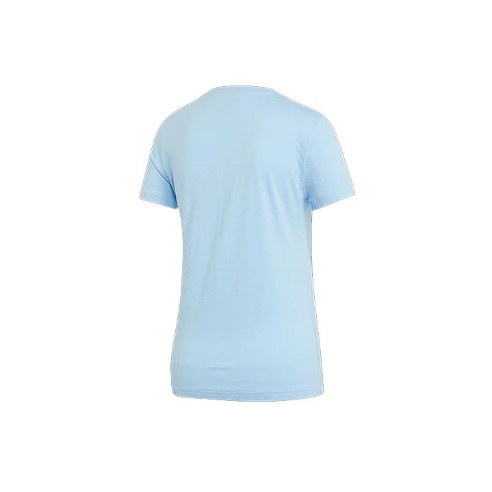 adidas Sports Style Short Sleeve T-Shirt Women Tops Light-Blue EI0695