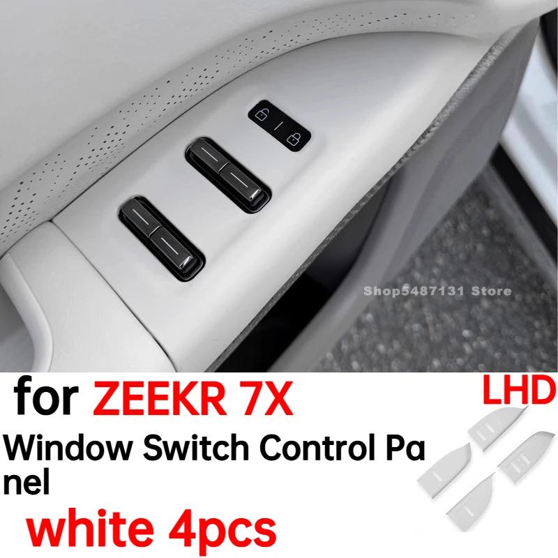 Car Window Switch Control Panel for ZEEKR 7X Interior Accessories 2024 2025 for Left Hand Drive